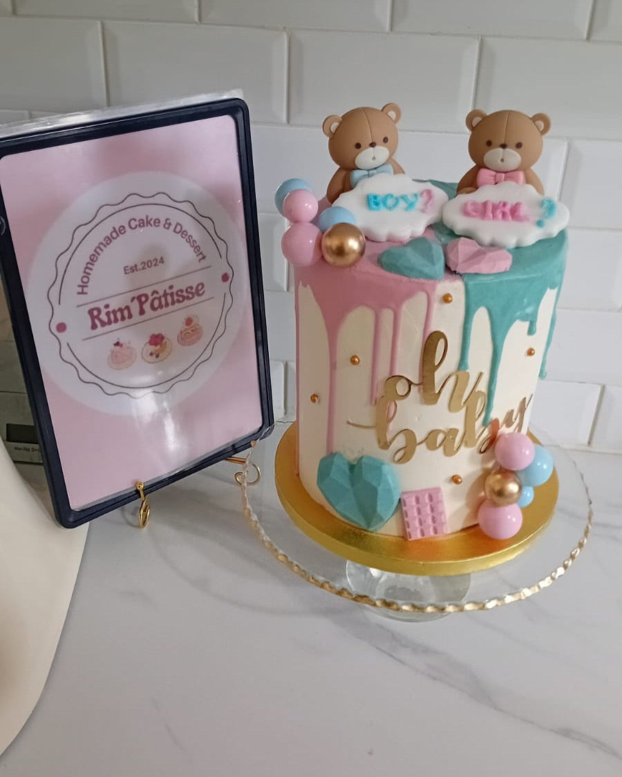 Gender Reveal Cake